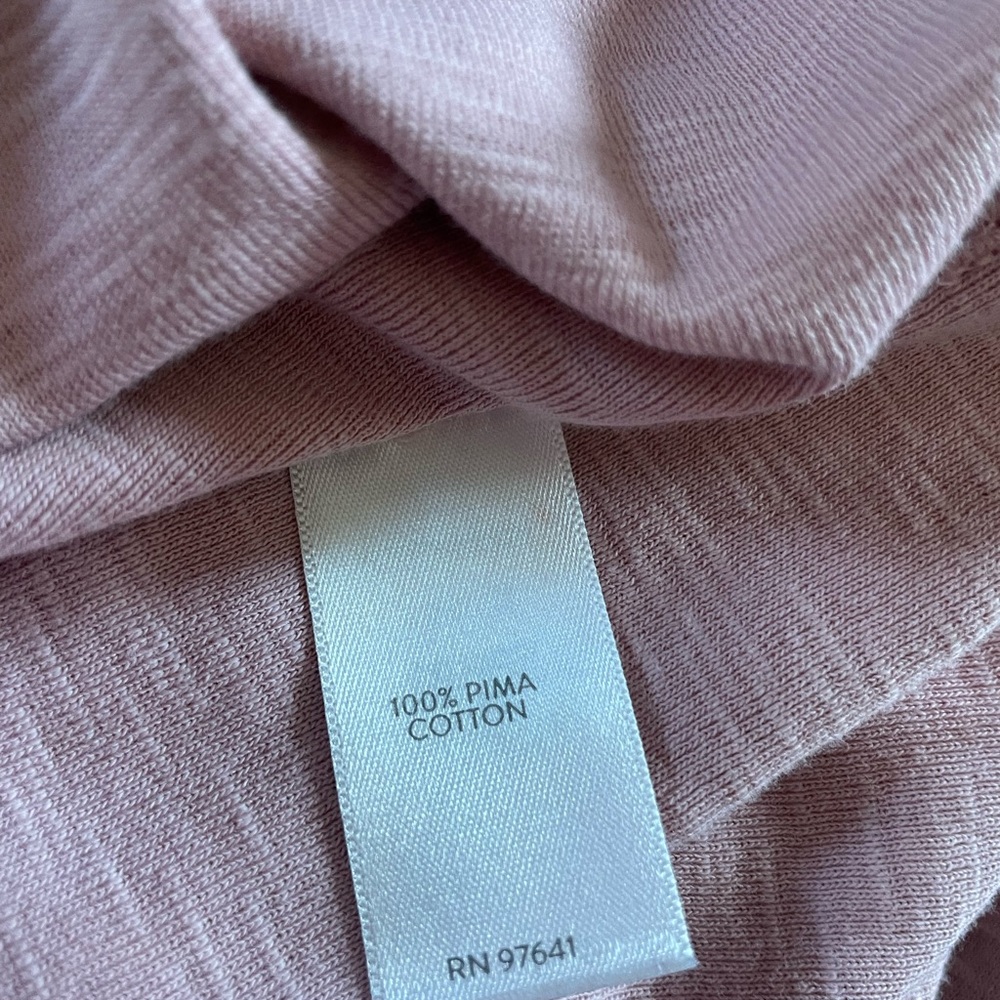 JJill L pink tunic. V neck. - Picture 4 of 5